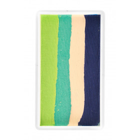 Splitcake Block 43320 l.groen/zeegroen/l.beige/d.paars  28 gr. 1